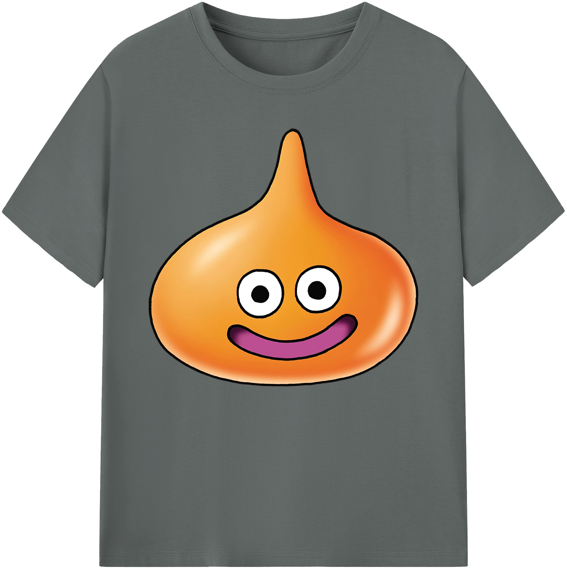 （画像用） ドラゴンクエスト Doragon Kuesuto Dragon Quest 綿100％ メンズ半袖Tシャツ｜肌触りやわらか＆通気性